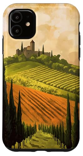 Toskanische Landschaft Landschaft Weinberg Hülle für iPhone 11 Toskanische Landschaft Landschaft Weinberg Hülle für iPhone 11 von Nature Designs by Dennex