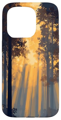 Wald Sonnenaufgang Natur Bäume Licht Hülle für iPhone 15 Pro Wald Sonnenaufgang Natur Bäume Licht Hülle für iPhone 15 Pro von Nature Designs by Dennex
