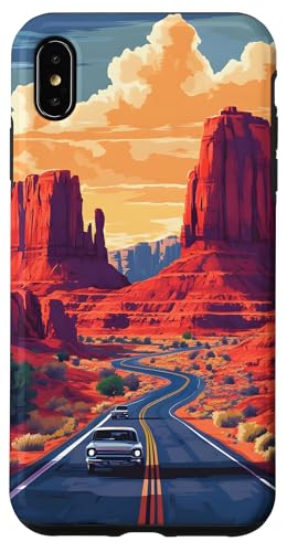 Wüstenstraße Landschaft Sonnenuntergang Scenic Adventure Hülle für iPhone XS Max Wüstenstraße Landschaft Sonnenuntergang Scenic Adventure Hülle für iPhone XS Max von Nature Designs by Dennex
