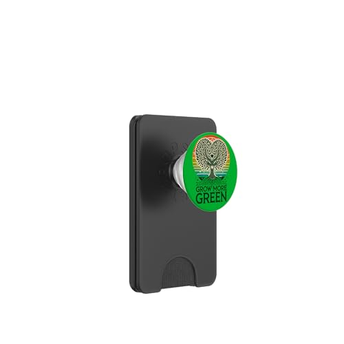 Grow More Green Tree Heart — Nachhaltiges Leben — Tag der Erde PopSockets PopWallet für MagSafe von Nature Lover Plant More Trees Organic Eco Living