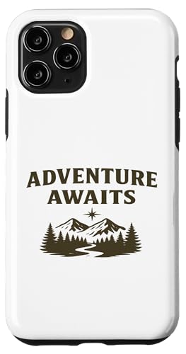 Adventure Awaits (Vintage) - Wilderness Explorer Graphic Hülle für iPhone 11 Pro von Nature & Adventure by Lumi Art