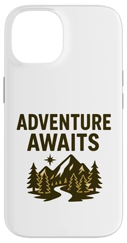 Adventure Awaits - Outdoor Travel Design Hülle für iPhone 14 Adventure Awaits - Outdoor Travel Design Hülle für iPhone 14 von Nature & Adventure by Lumi Art