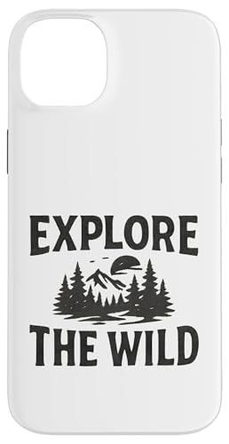 Explore the Wild (Retro) - Outdoor Nature Design Hülle für iPhone 14 Plus von Nature & Adventure by Lumi Art