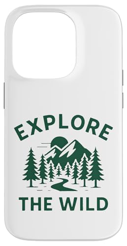 Explore the Wild - Outdoor Nature Design Hülle für iPhone 14 Pro Explore the Wild - Outdoor Nature Design Hülle für iPhone 14 Pro von Nature & Adventure by Lumi Art