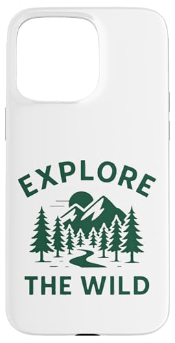 Explore the Wild - Outdoor Nature Design Hülle für iPhone 15 Pro Max Explore the Wild - Outdoor Nature Design Hülle für iPhone 15 Pro Max von Nature & Adventure by Lumi Art
