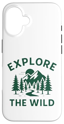 Explore the Wild - Outdoor Nature Design Hülle für iPhone 16 Explore the Wild - Outdoor Nature Design Hülle für iPhone 16 von Nature & Adventure by Lumi Art