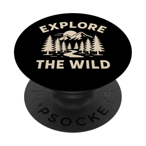 Explore the Wild - Outdoor Nature Design PopSockets Klebender PopGrip Explore the Wild - Outdoor Nature Design PopSockets Klebender PopGrip von Nature & Adventure by Lumi Art
