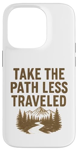 Gehen Sie den weniger befahrenen Weg. Vintage-Stil, Erkundung im Freien Hülle für iPhone 14 Pro Gehen Sie den weniger befahrenen Weg. Vintage-Stil, Erkundung im Freien Hülle für iPhone 14 Pro von Nature & Adventure by Lumi Art