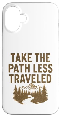 Gehen Sie den weniger befahrenen Weg. Vintage-Stil, Erkundung im Freien Hülle für iPhone 16 Plus Gehen Sie den weniger befahrenen Weg. Vintage-Stil, Erkundung im Freien Hülle für iPhone 16 Plus von Nature & Adventure by Lumi Art