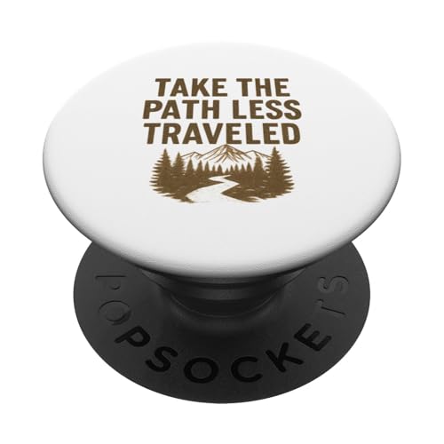 Gehen Sie den weniger befahrenen Weg. Vintage-Stil, Erkundung im Freien PopSockets Klebender PopGrip Gehen Sie den weniger befahrenen Weg. Vintage-Stil, Erkundung im Freien PopSockets Klebender PopGrip von Nature & Adventure by Lumi Art