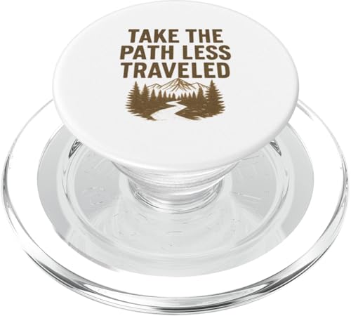 Gehen Sie den weniger befahrenen Weg. Vintage-Stil, Erkundung im Freien PopSockets PopGrip für MagSafe Gehen Sie den weniger befahrenen Weg. Vintage-Stil, Erkundung im Freien PopSockets PopGrip für MagSafe von Nature & Adventure by Lumi Art