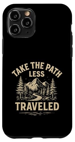 Take the Path Less Traveled - Wanderbekleidung Hülle für iPhone 11 Pro von Nature & Adventure by Lumi Art