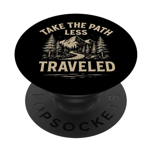 Take the Path Less Traveled - Wanderbekleidung PopSockets Klebender PopGrip Take the Path Less Traveled - Wanderbekleidung PopSockets Klebender PopGrip von Nature & Adventure by Lumi Art