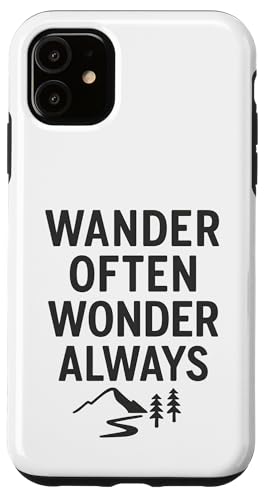 Wander Often, Wonder Always - Nature Path Hülle für iPhone 11 Wander Often, Wonder Always - Nature Path Hülle für iPhone 11 von Nature & Adventure by Lumi Art