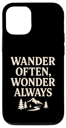 Wander Often, Wonder Always - Nature Path Hülle für iPhone 12/12 Pro Wander Often, Wonder Always - Nature Path Hülle für iPhone 12/12 Pro von Nature & Adventure by Lumi Art
