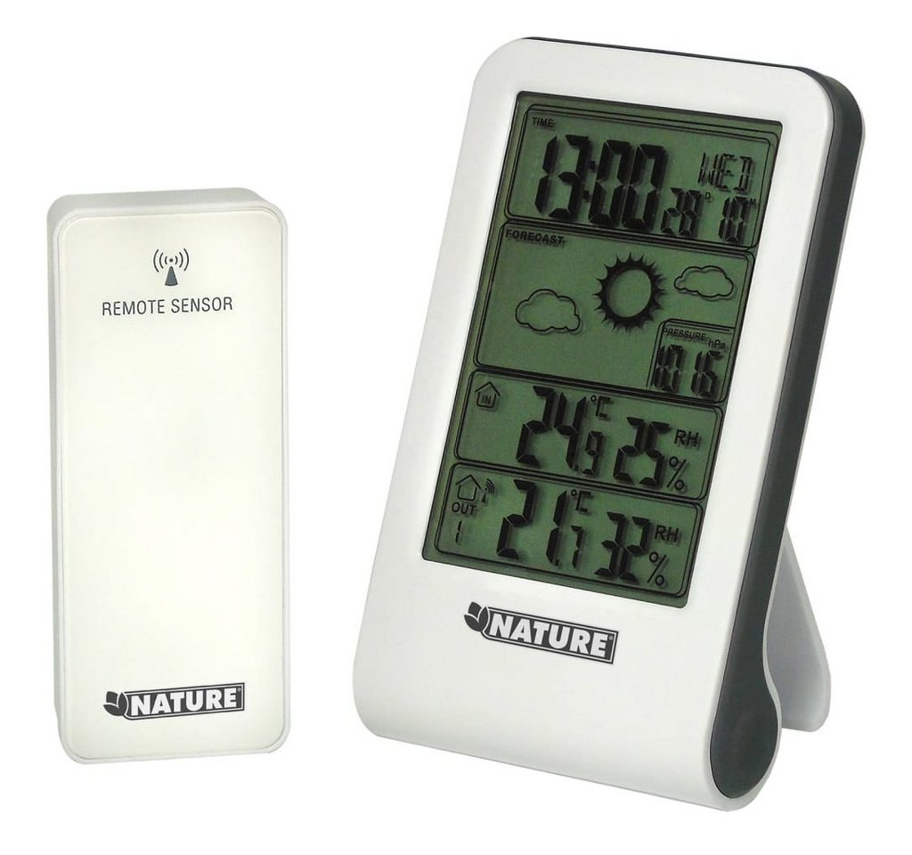 Nature Wetterstation Digital H14x8,5x3 cm Weiß Wetterstation Nature Wetterstation Digital H14x8,5x3 cm Weiß Wetterstation von Nature