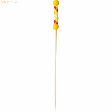 10 x NatureStar Bio Fingerfood-Spieße Reggae gelb 120mm Bambus VE=100 10 x NatureStar Bio Fingerfood-Spieße Reggae gelb 120mm Bambus VE=100 von NatureStar