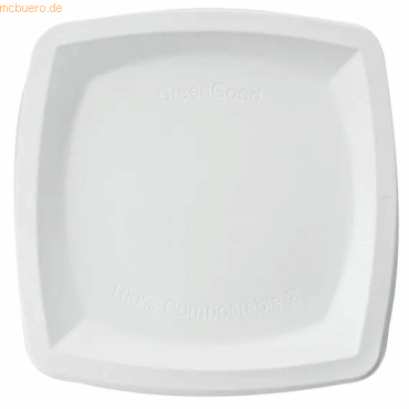 10 x NatureStar Einweg-Teller Zuckerrohrfaser quadratisch 26x26cm VE=5 10 x NatureStar Einweg-Teller Zuckerrohrfaser quadratisch 26x26cm VE=5 von NatureStar