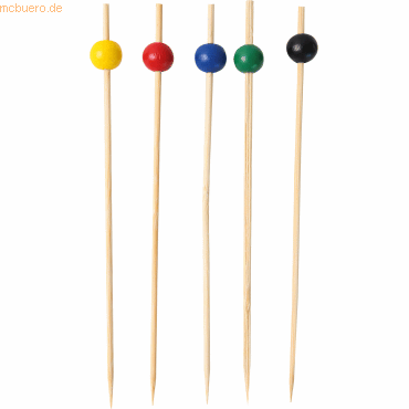 10 x NatureStar Fingerfood-Spieße Bio Colours 150mm Bambus VE=100 Stüc 10 x NatureStar Fingerfood-Spieße Bio Colours 150mm Bambus VE=100 Stüc von NatureStar