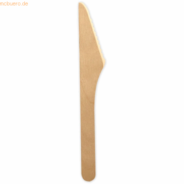 10 x NatureStar Messer Bio 165mm Holz FSC wachsbeschichtet VE=100 Stüc von NatureStar