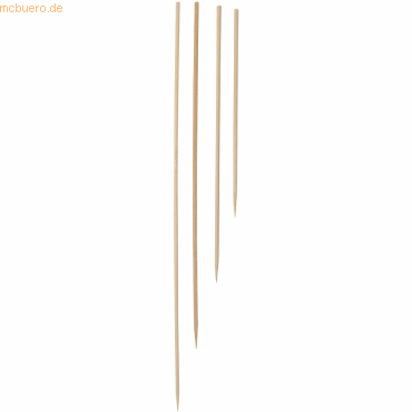 10 x NatureStar Schaschlikspieße Bio 3x150mm Bambus VE=1000 Stück 10 x NatureStar Schaschlikspieße Bio 3x150mm Bambus VE=1000 Stück von NatureStar