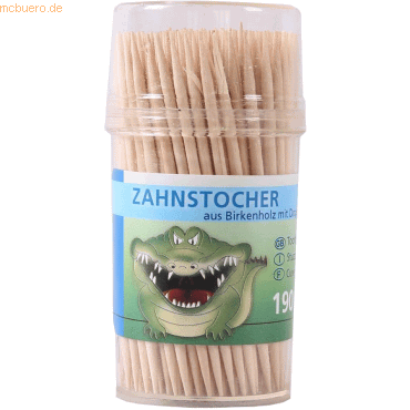 144 x NatureStar Zahnstocher Bio lose 65mm Holz Dose VE=190 Stück 144 x NatureStar Zahnstocher Bio lose 65mm Holz Dose VE=190 Stück von NatureStar
