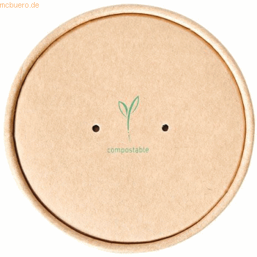 20 x NatureStar Deckel Bio für Suppenbecher Minestrone DM 116mm Kraftp 20 x NatureStar Deckel Bio für Suppenbecher Minestrone DM 116mm Kraftp von NatureStar