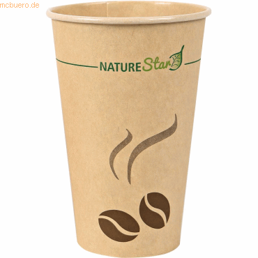 20 x NatureStar Kaffeebecher 'Mocca' Kraftpapier 0,3l VE=50 Stück 20 x NatureStar Kaffeebecher 'Mocca' Kraftpapier 0,3l VE=50 Stück von NatureStar