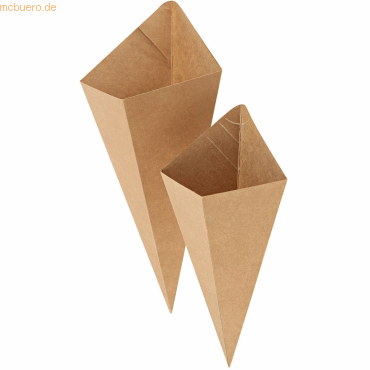 20 x NatureStar Pommes-Spitztüten Bio DM 200 mmx117mm Kraftpapier/PE F 20 x NatureStar Pommes-Spitztüten Bio DM 200 mmx117mm Kraftpapier/PE F von NatureStar