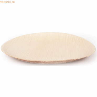 4 x NatureStar Einweg-Teller Palmblatt rund DM 25x2cm VE=25 Stück natu von NatureStar
