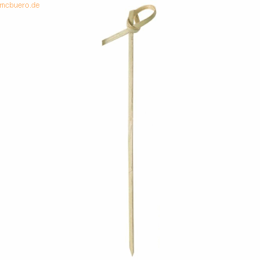 40 x NatureStar Fingerfood-Spieße Bio Loop natur 120mm Bambus VE=250 S 40 x NatureStar Fingerfood-Spieße Bio Loop natur 120mm Bambus VE=250 S von NatureStar