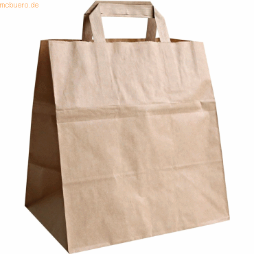 NatureStar Papier-Tragetasche 70g/qm 26x17x25cm braun VE=250 Stück NatureStar Papier-Tragetasche 70g/qm 26x17x25cm braun VE=250 Stück von NatureStar