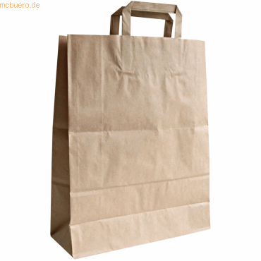 NatureStar Papier-Tragetasche 80g/qm 32x12x40cm braun VE=250 Stück NatureStar Papier-Tragetasche 80g/qm 32x12x40cm braun VE=250 Stück von NatureStar