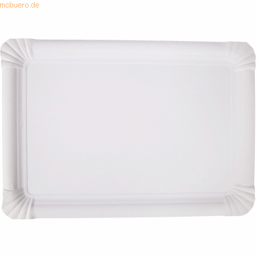 NatureStar Pappteller Bio rechteckig 230x330mm Frischfaserkarton NatureStar Pappteller Bio rechteckig 230x330mm Frischfaserkarton von NatureStar