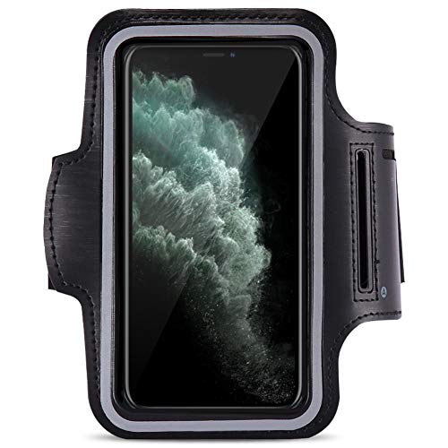 Handy Tasche kompatibel für Apple iPhone 12 Pro Max Jogging Hülle Schwarz Schutzhülle Sport Lauf Fitness Armband Fitnesstasche Handy Tasche kompatibel für Apple iPhone 12 Pro Max Jogging Hülle Schwarz Schutzhülle Sport Lauf Fitness Armband Fitnesstasche von NAUCI