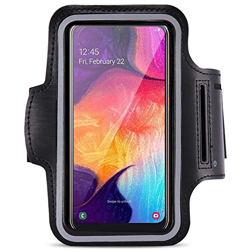 Jogging Tasche kompatibel für Samsung Galaxy A10 Handy Hülle Sport Lauf Armband Fitnesstasche von Nauci