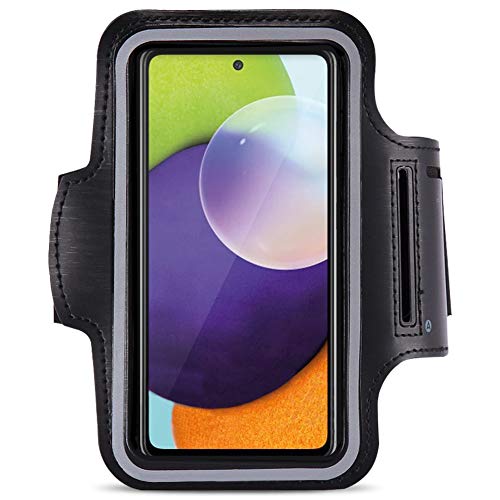 Jogging Tasche kompatibel für Samsung Galaxy A22 4G 5G Handy Hülle Sport Lauf Armband Fitnesstasche von Nauci