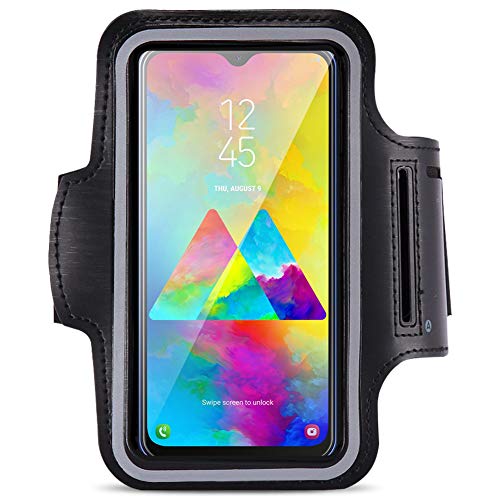 Jogging Tasche kompatibel für Samsung Galaxy A41 Handy Hülle Sport Lauf Armband Fitnesstasche von Nauci