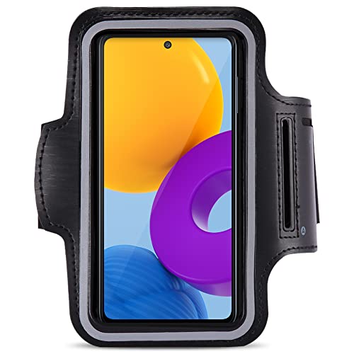 Jogging Tasche kompatibel für Samsung Galaxy M52 5G Handy Hülle Sport Lauf Armband Fitnesstasche Jogging Tasche kompatibel für Samsung Galaxy M52 5G Handy Hülle Sport Lauf Armband Fitnesstasche von Nauci