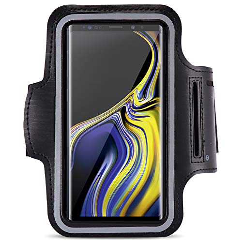 Jogging Tasche kompatibel für Samsung Galaxy Note 8 Handy Hülle Sport Lauf Armband Fitnesstasche von Nauci