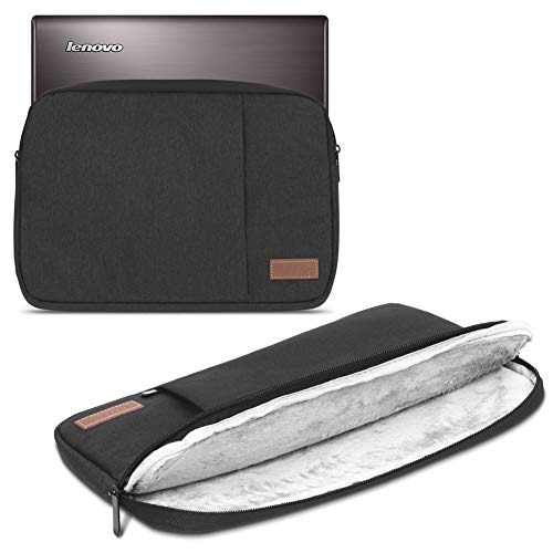 Notebook Tasche kompatibel für Lenovo ThinkPad T470s Hülle Schutzhülle Case Schutz Cover 14 Zoll, Farbe:Schwarz von Nauci