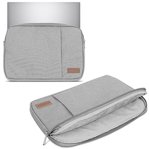 Notebook Tasche kompatibel mit Samsung Galaxy Chromebook Go LTE 14 Zoll Hülle Schutzhülle Case Schutz Laptop Cover, Farbe:Grau von Nauci