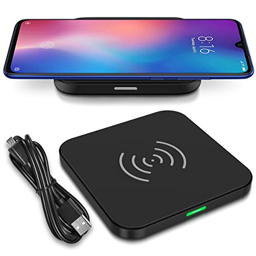 QI Wireless Schnell Ladegerät kompatibel für Sony Xperia 5 Plus Kabellos Charger Induktives Universal Schnellladegerät 10W Ladestation von NAUCI