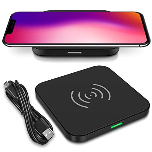 QI Wireless Schnell Ladegerät kompatibel für Umidigi One Pro Kabellos Charger Induktives Universal Schnellladegerät Ladestation von Nauci