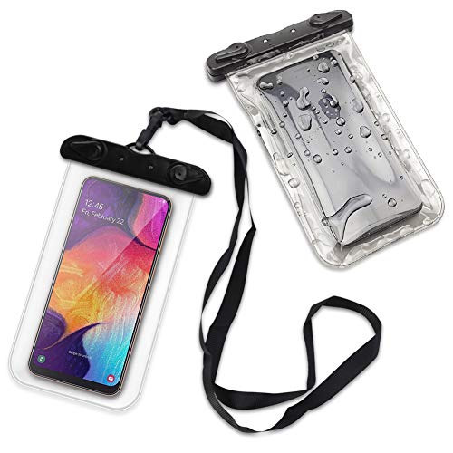 Schutzhülle kompatibel mit Samsung Galaxy A50 Tasche Handyhülle wasserdichte Strand Outdoor Hülle, Farbe:Ultra Clear von NAUCI