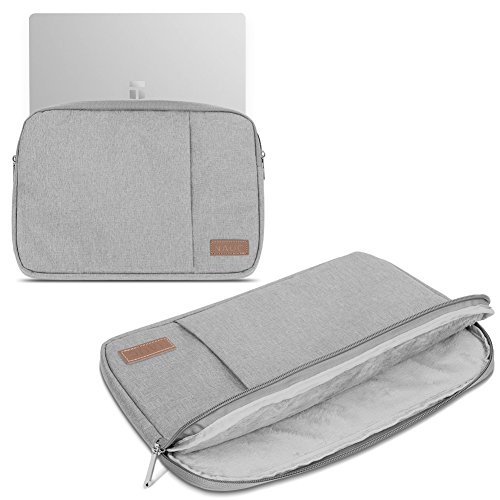Sleeve Tasche kompatibel für Trekstor Primetab T13B Hülle Schutzhülle Cover Notebook Case, Farbe:Grau von Nauci