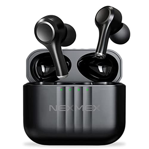 Bluetooth 5.2 Kopfhörer kompatibel mit Apple iPhone In-Ear Kabellos ANC Wireless Headset, Smartphone:Apple iPhone 15 Pro Max von Naukita