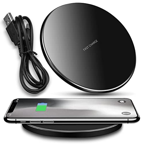 Qi induktive Ladestation Kabellos 15W 10W 5W kompatibel mit Gigaset GX6 Pro GX4 Pro Wireless Charger, Modell:M06_15W_Schwarz Qi induktive Ladestation Kabellos 15W 10W 5W kompatibel mit Gigaset GX6 Pro GX4 Pro Wireless Charger, Modell:M06_15W_Schwarz von Naukita