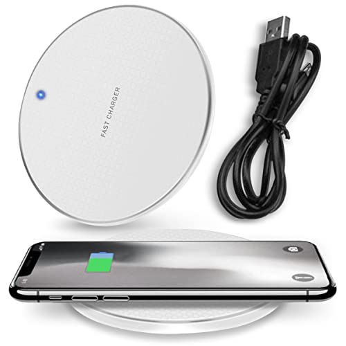 Qi Induktives Ladegerät 10W kompatibel mit Samsung Galaxy S21 S20 S10 Plus Ultra Kabellos, Smartphone:Samsung Galaxy S10e Qi Induktives Ladegerät 10W kompatibel mit Samsung Galaxy S21 S20 S10 Plus Ultra Kabellos, Smartphone:Samsung Galaxy S10e von Naukita