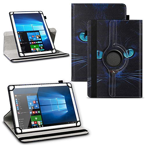 Tablet Schutzhülle kompatibel mit Acer Iconia Tab P10-11 10.4 Zoll aus Kunstleder Hülle Tasche Standfunktion 360° Drehbar Schutz Cover Case, Farben:Motiv 10 von Naukita